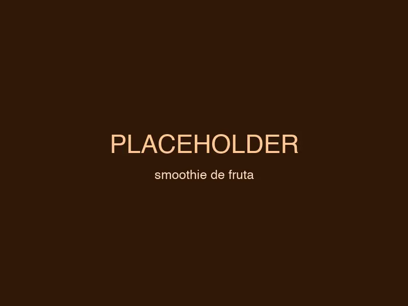 Smoothie de fruta